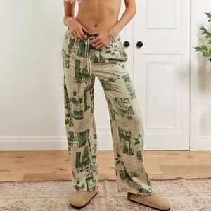 UO Carmen Pull-On Printed Pant (M)